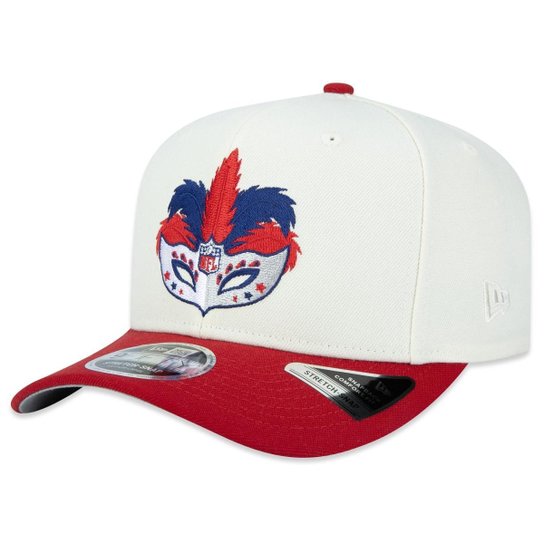 Bone New Era 9FIFTY Stretch Snap Carnaval NFL 2024 São Paulo Game